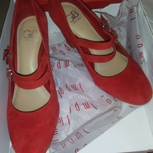 Gianni Bini 3" Red Heels